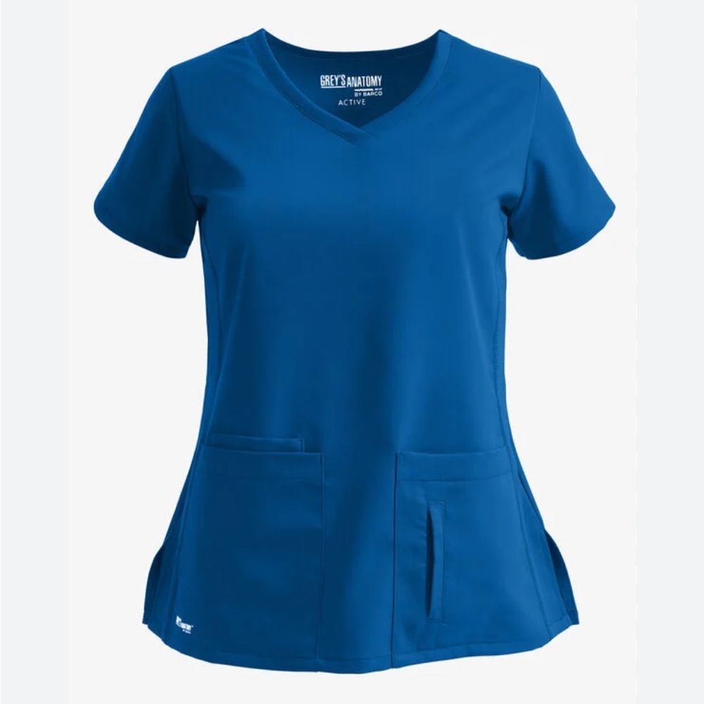 Grey’s Anatomy 4 Pocket V Neck Scrub Top
